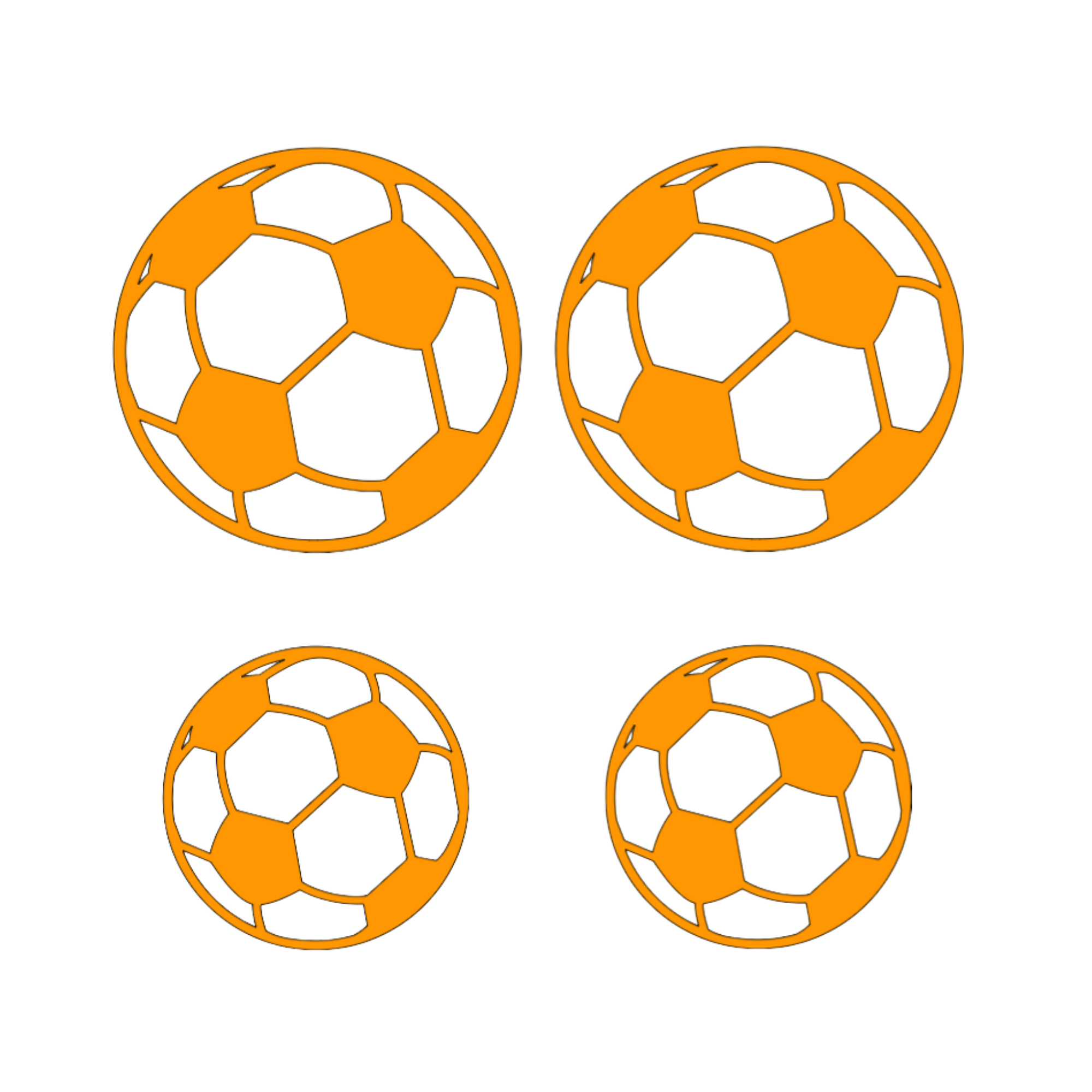 Raamsticker VOETBAL